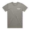 WHANGAMATA SURF SHOP BUBBLE LOGO TEE - GRANITE