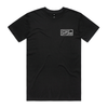 WHANGAMATA SURF SHOP BOX LOGO TEE - BLACK