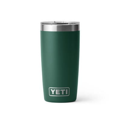 YETI RAMBLER 10OZ (296ML) TUMBLER W/ MAG SLIDER LID - BLACK FOREST GREEN