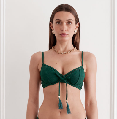 AQUA BLU CRAWFORD BIKINI TOP W/ CHARLIZE CLASSIC PANT - IMPERIAL