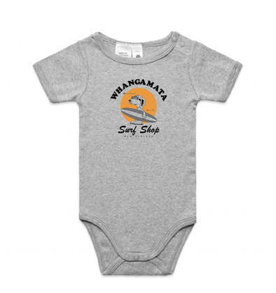 WHANGAMATA SURF SHOP / SURF DOG INFANT MINIME ONEPIECE - GREY MARLE