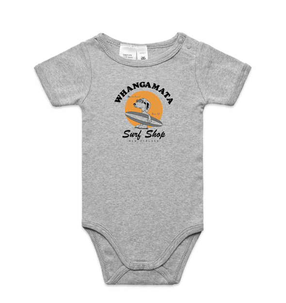 WHANGAMATA SURF SHOP / SURF DOG INFANT MINIME ONEPIECE - GREY MARLE