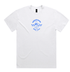 WHANGAMATA SURF SHOP SURF DUDES TEE -  FADED WHITE