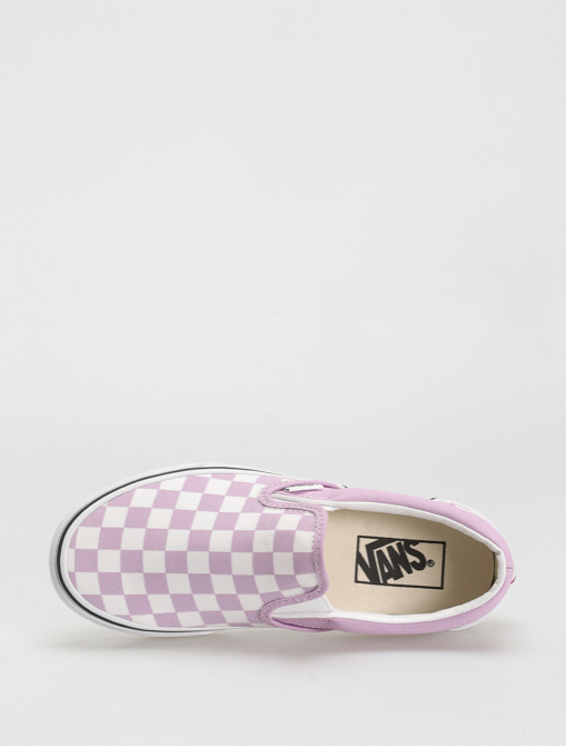 VANS CLASSIC SLIP ON COLOUR THEORY CHECKERBOARD - LUPINE