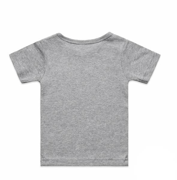 WHANGAMATA SURF SHOP / SURF DOG INFANT WEE TEE - GREY MARLE