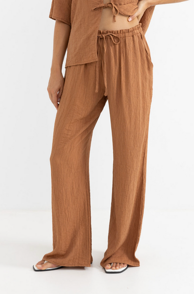 RHYTHM AIRLINE BEACH PANT - ALMOND
