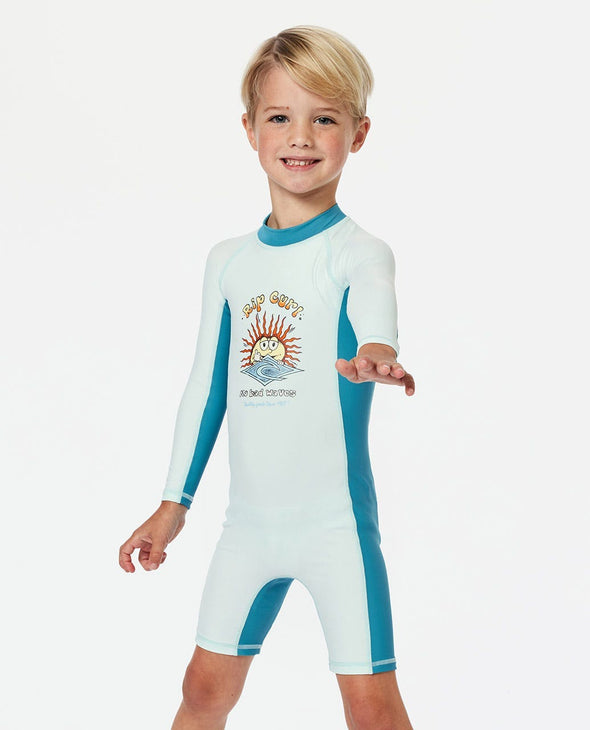 RIP CURL TUBES UPF L/S SPRING SUIT-BOY - LIGHT BLUE