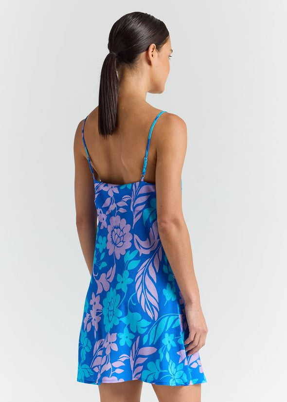 POOLSIDE PARADISO VANUATU SLIP BIAS DRESS - OCE
