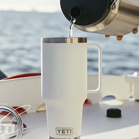 YETI RAMBLER 42OZ (1.2L) STRAW MUG - WHITE