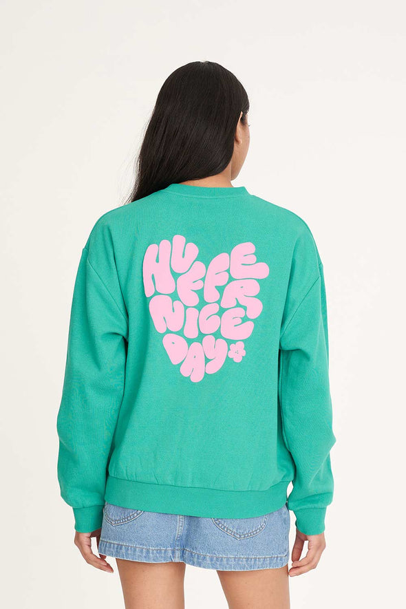 HUFFER SLOUCH CREW 350/OPTIMIST - CLOVER