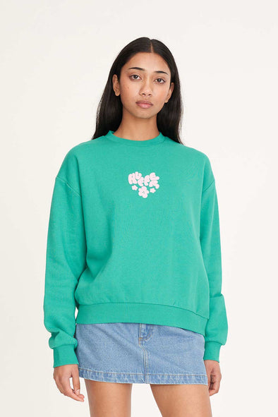 HUFFER SLOUCH CREW 350/OPTIMIST - CLOVER