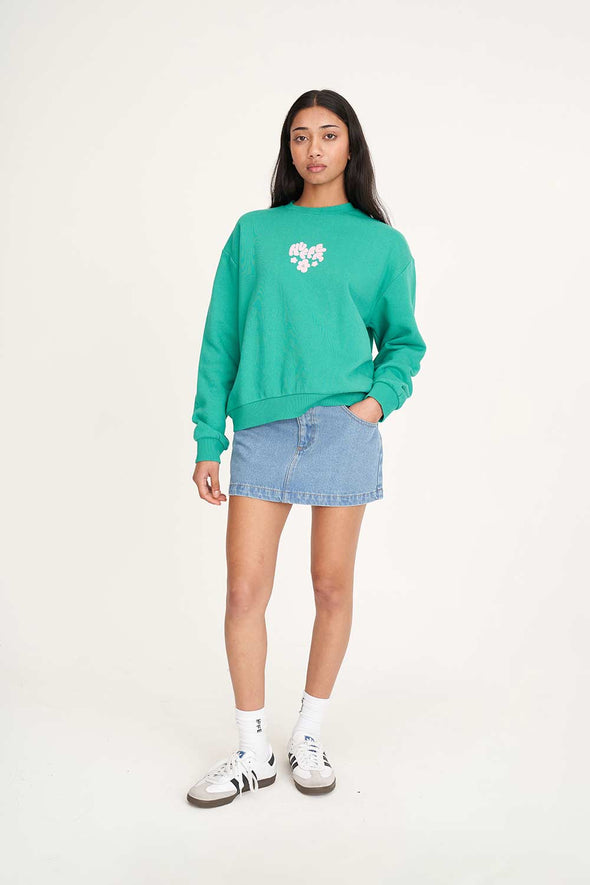 HUFFER SLOUCH CREW 350/OPTIMIST - CLOVER