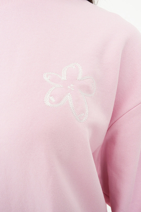 HUFFER SLOUCH CREW 350/DAISY CHAIN - PRIMROSE