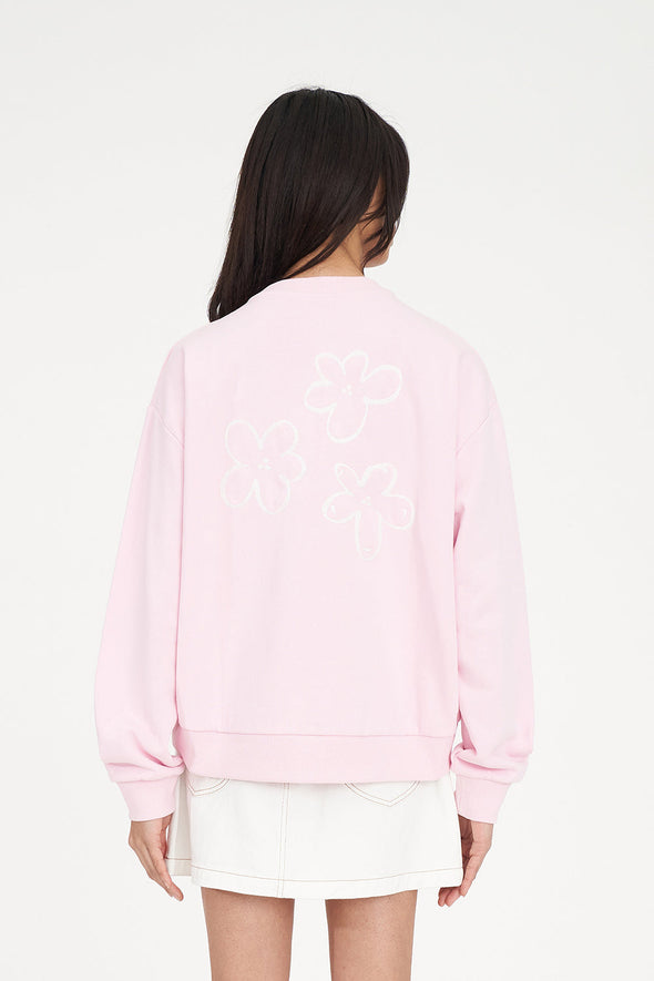 HUFFER SLOUCH CREW 350/DAISY CHAIN - PRIMROSE