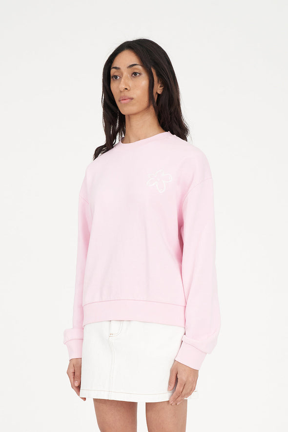 HUFFER SLOUCH CREW 350/DAISY CHAIN - PRIMROSE