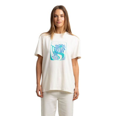 HURLEY ORGANIC ZENITH TEE TEE - MARSHMALLOW