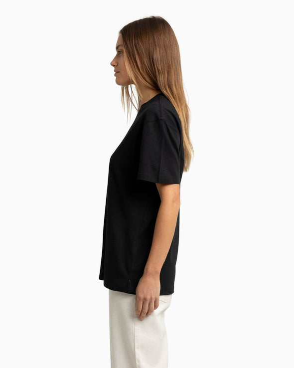 HURLEY ORGANIC SUNSHINE TEE - BLACK