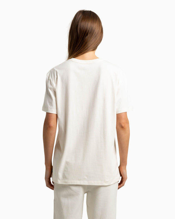 HURLEY ORGANIC ZENITH TEE TEE - MARSHMALLOW