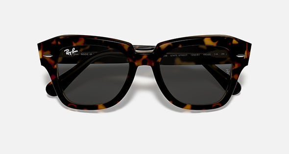 RAYBAN STREET STATE HAVANA ON TRANSPARENT BROWN W/ DARK GREY