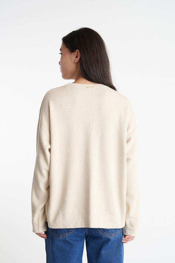 HUFFER NEVE CREW - BIRCH MARLE