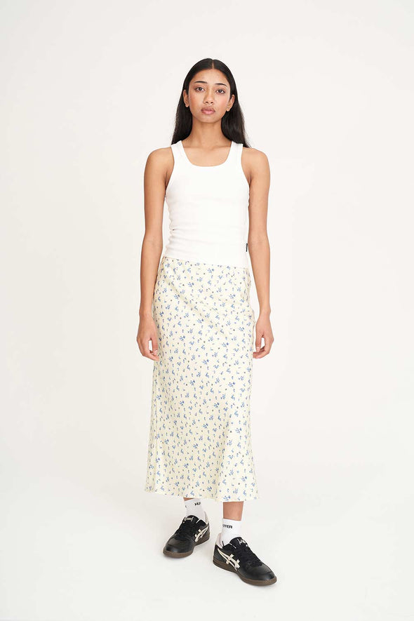 HUFFER DAWN LILA MIDI SKIRT - BUTTER