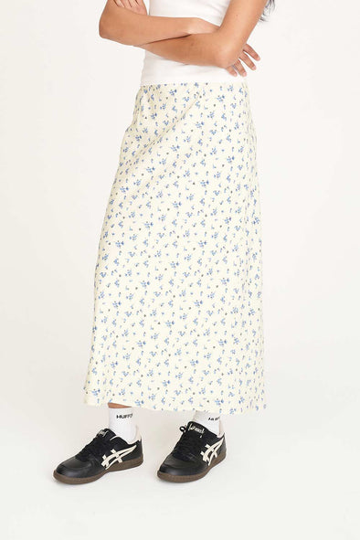 HUFFER DAWN LILA MIDI SKIRT - BUTTER