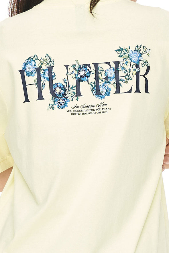 HUFFER RELAX TEE 220/GARDEN PARTY - LIMONCELLO