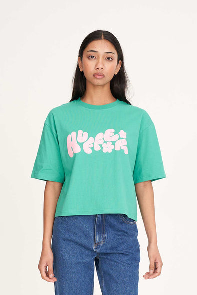 HUFFER BOXY CROP TEE 220/OPTIMIST - CLOVER