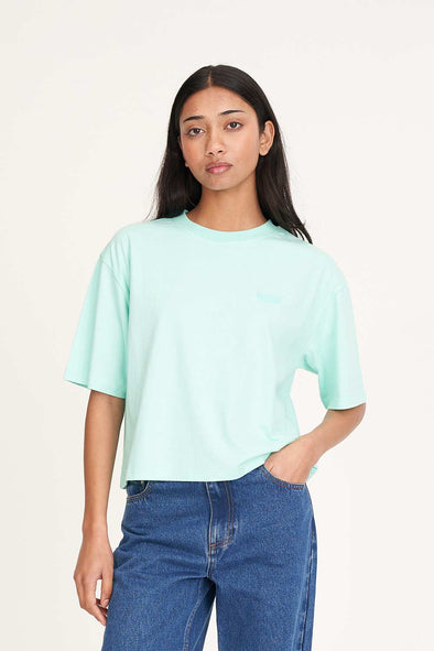 HUFFER BOXY CROP TEE 220/SCOPE - JELLY