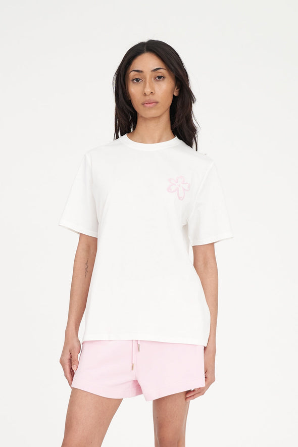 HUFFER CLASSIC TEE 170/DAISY CHAIN - CHALK