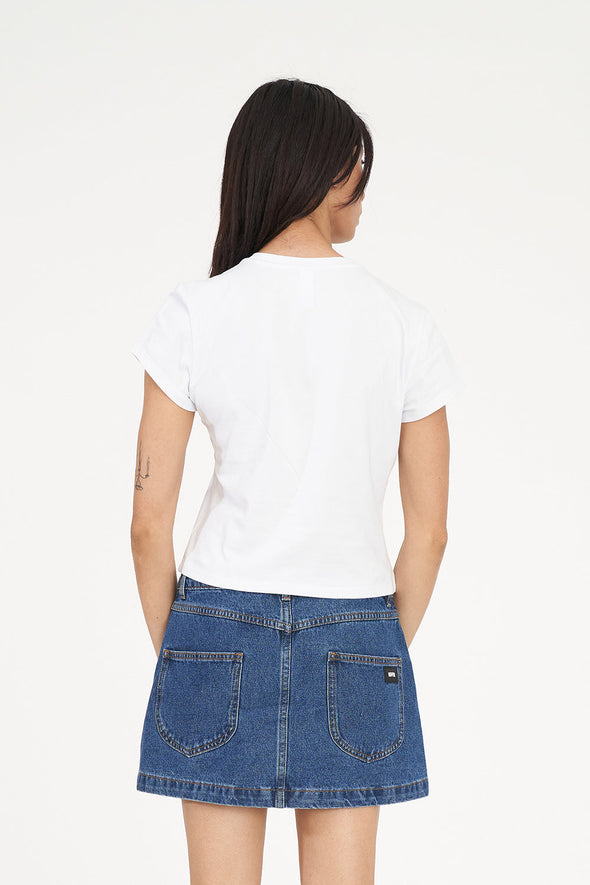 HUFFER MINI TEE 185/BALLET - WHITE