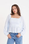 HUFFER CELINE LOVER TOP - TWINKLE/CHALK