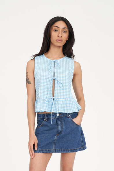 HUFFER CATALINA BOW TOP - BLUE/CHALK