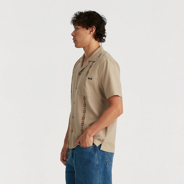 WRANGLER RESORT WAFFLE SHIRT - YINYANG SAND