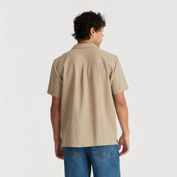 WRANGLER RESORT WAFFLE SHIRT - YINYANG SAND