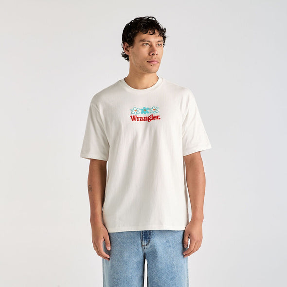 WRANGLER WEEN SLACKER TEE - VINTAGE WHITE