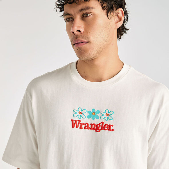 WRANGLER WEEN SLACKER TEE - VINTAGE WHITE