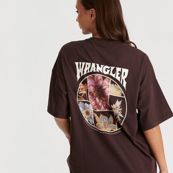 WRANGLER LUMINESCENT BOXY SLOUCH TEE - WONDERWOOD