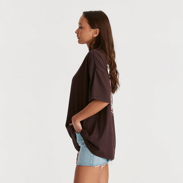 WRANGLER LUMINESCENT BOXY SLOUCH TEE - WONDERWOOD