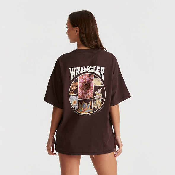 WRANGLER LUMINESCENT BOXY SLOUCH TEE - WONDERWOOD