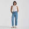 WRANGLER HI CLAUDIA CROP - LIVE BLUE