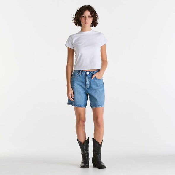 WRANGLER MID STEVIE SHORT - TUPELO BLUE