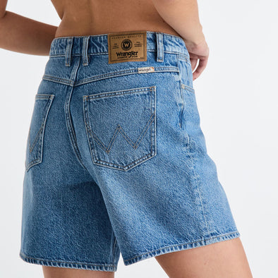 WRANGLER MID STEVIE SHORT - TUPELO BLUE