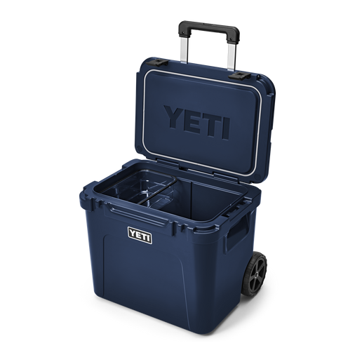 YETI ROADIE 60 WHEELED HARD COOLER - NAVY