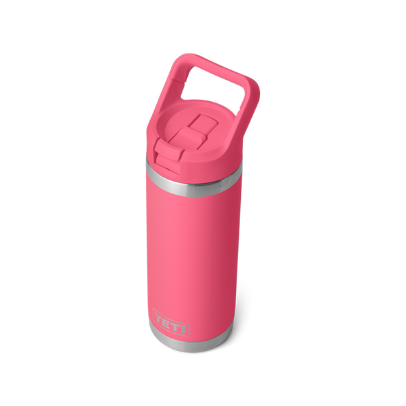 YETI RAMBLER 18OZ (532ML) STRAW BOTTLE - TROPICAL PINK
