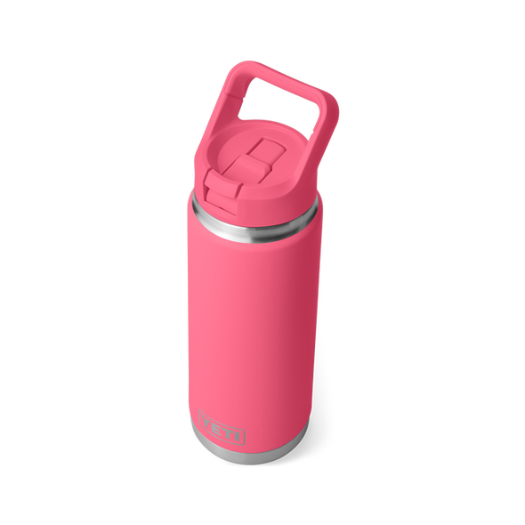 YETI RAMBLER 26OZ (760ML) W/ STRAW BOTTLE - TROPICAL PINK