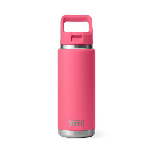 YETI RAMBLER 26OZ (760ML) W/ STRAW BOTTLE - TROPICAL PINK