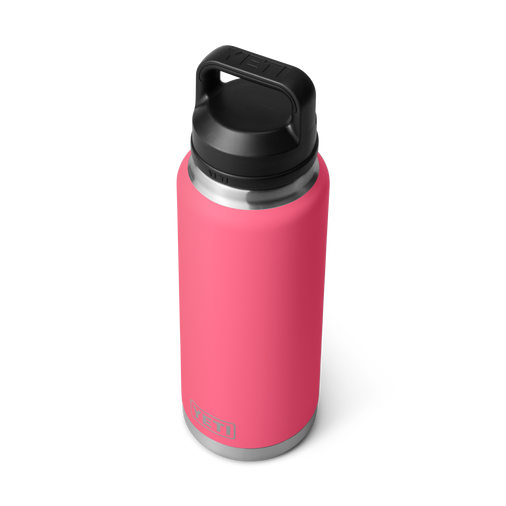 YETI RAMBLER 36OZ (1065ML) BOTTLE W/ CHUG CAP - TROPICAL PINK