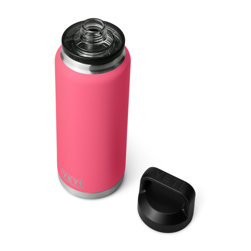 YETI RAMBLER 36OZ (1065ML) BOTTLE W/ CHUG CAP - TROPICAL PINK