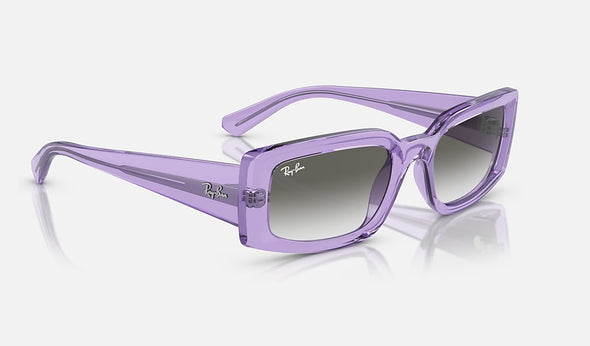 RAYBAN KILIANE TRANSPARENT VIOLET W/ CLEAR GRADIENT LIGHT